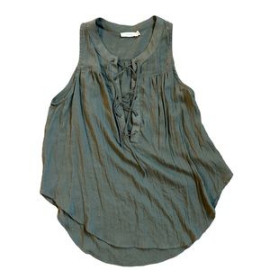 Lush sheer sleeveless blouse